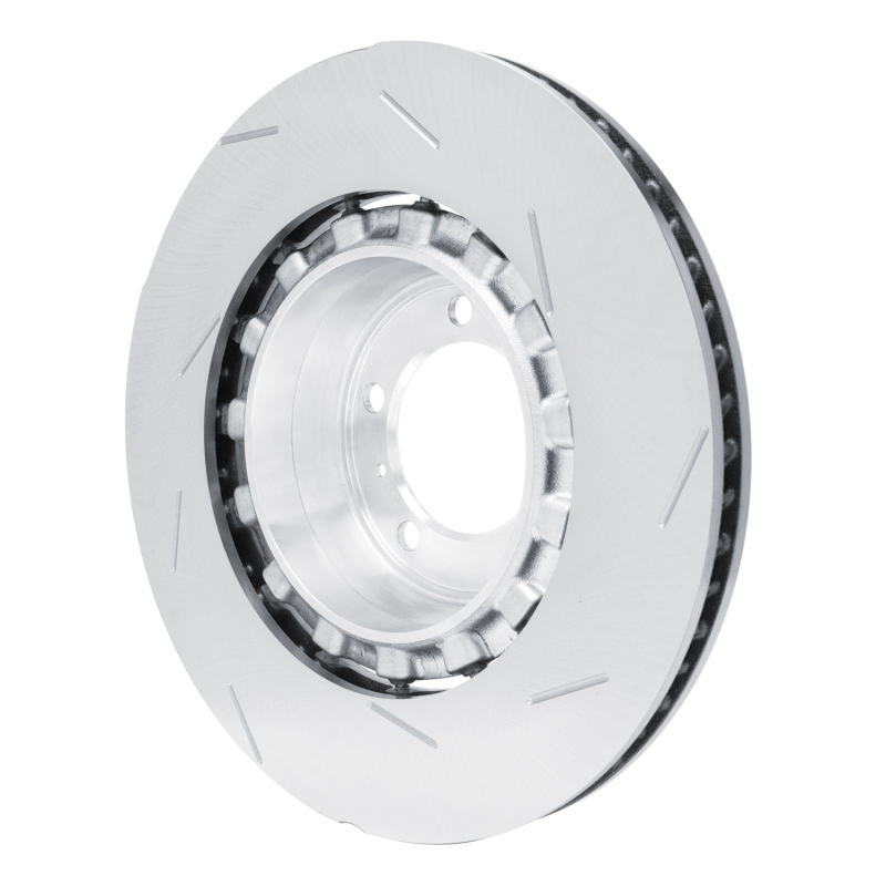 Porsche Panamera Brake Rotor (1) - Rear Left - R1 Concepts - Slotted Carbon Alloy GeoMET - `17-`21